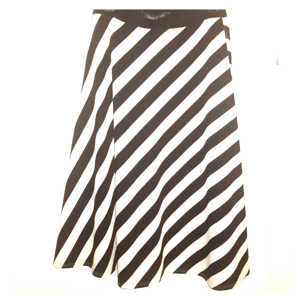 Black and white skirt